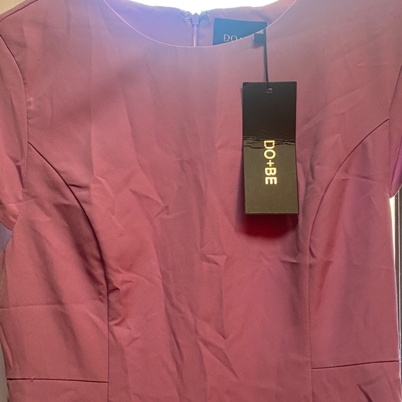 DO+BE Mauve Short Sleeve Dress - Picture 1 of 6